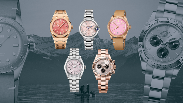 5 belles montres à cadran rose pour fêter l’arrivée du printemps