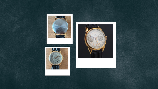 CINY Chronographe Vintage Suisse – Landeron 54 – 34 mm