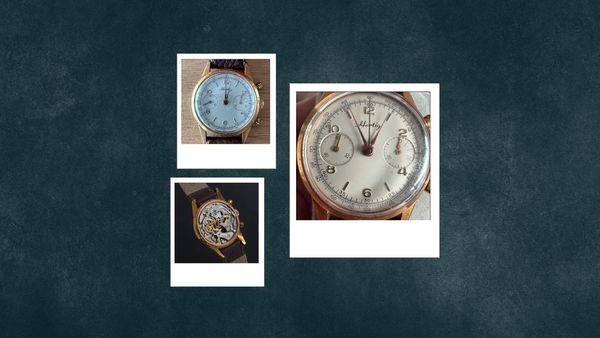 Hertig Chronographe Suisse Vintage – Landeron – 36 mm