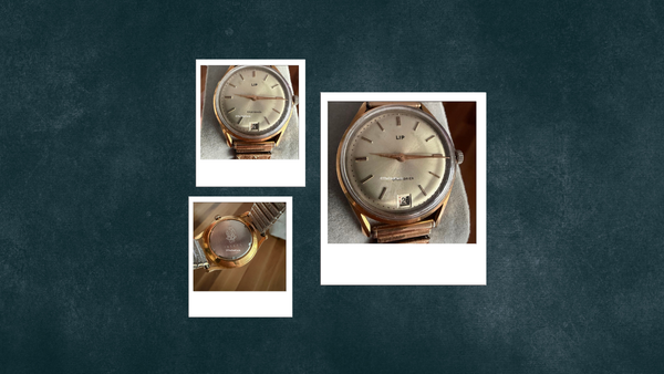 LIP Calendrier Vintage – Date à 6h – 34 mm