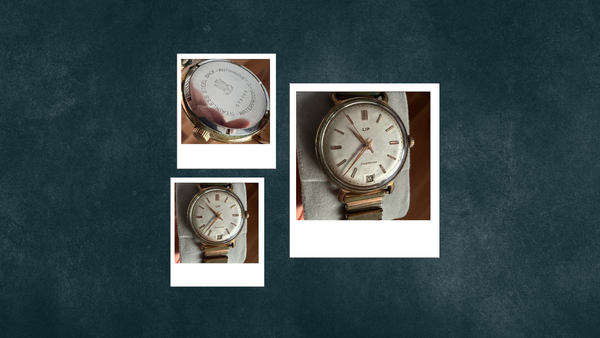 LIP Calendrier Vintage – Date à 6h – 34 mm