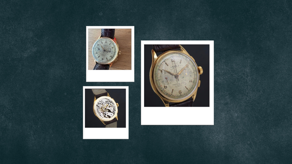 Lanco Chronographe Suisse Vintage Landeron – 38 mm