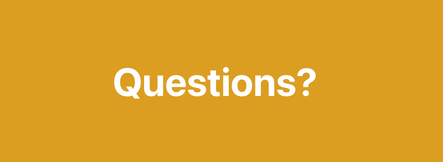 Questions for Anna Hunter?