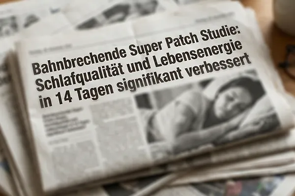 Bahnbrechende Super Patch Studie: Schlafqualität und Lebensenergie in 14 Tagen signifikant verbessert