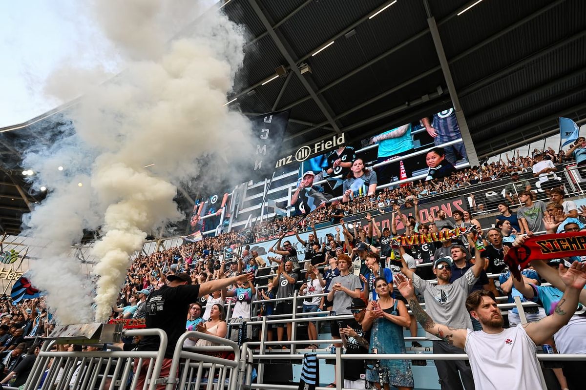 A picture of the Wonderwall before a Loons match. Never take the Wonderwall for granted.