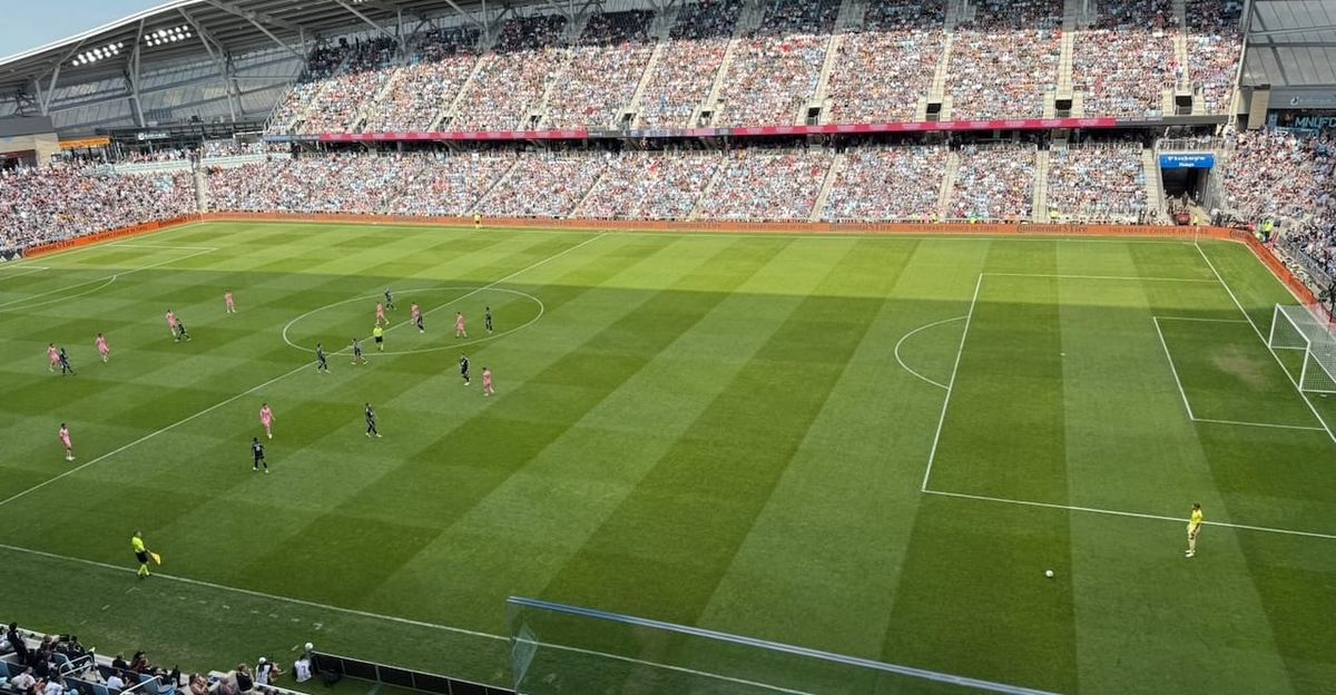 A photo from May 10, 2025, of Minnesota United's 4-1 win against Inter Miami.