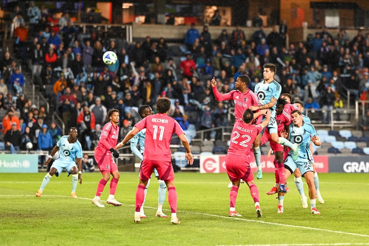 Anthony Markanich scores against St. Louis in the U.S. Open Cup. Image credit: Dan Mick