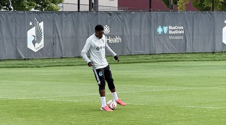 New Loons defender Cherrion Valerius, with no height context of any sort.