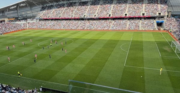 A photo from May 10, 2025, of Minnesota United's 4-1 win against Inter Miami.