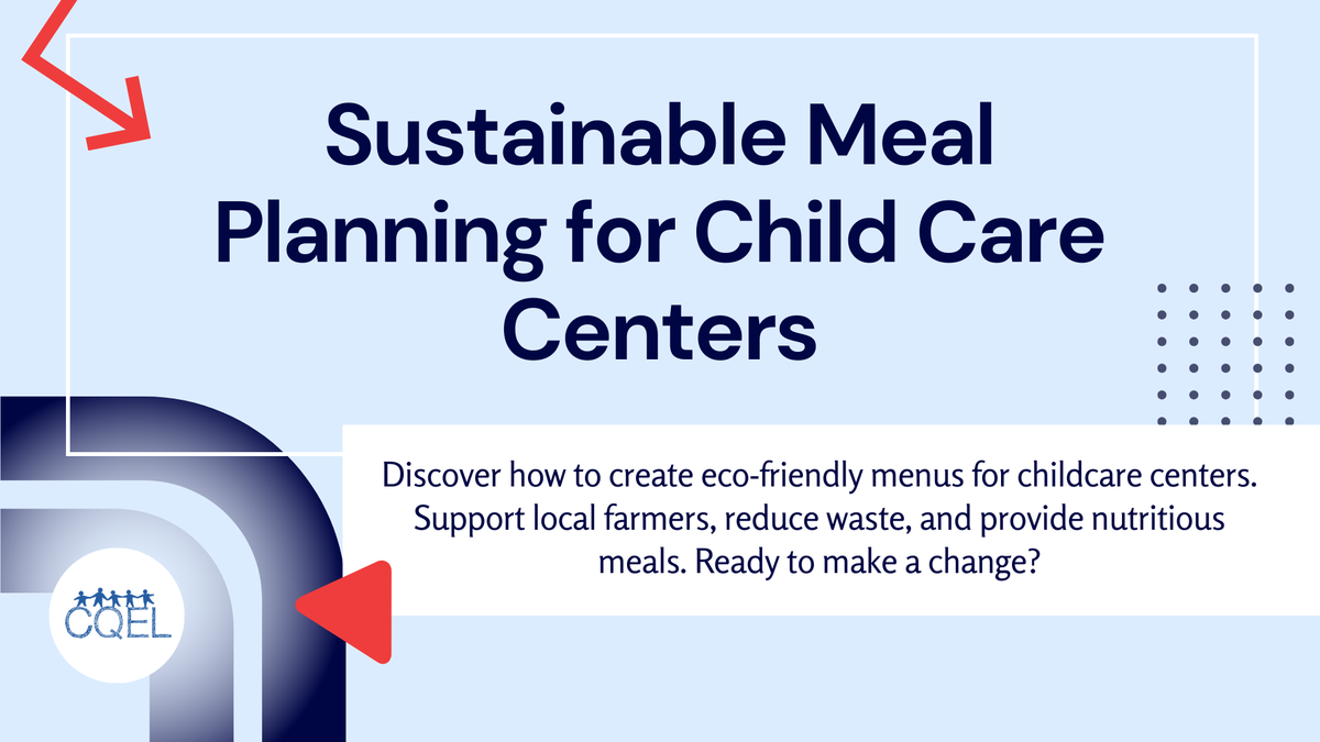 Sustainable Meal Planning for Child Care Centers