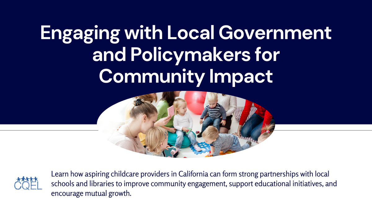 Engaging with Local Government and Policymakers for Community Impact