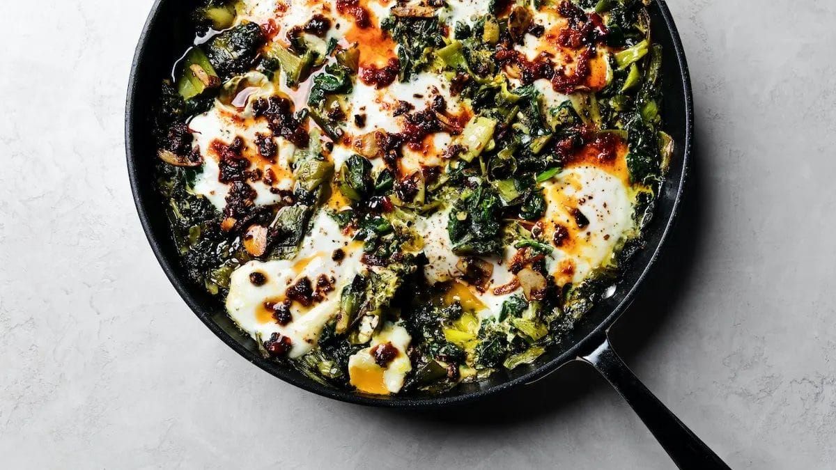 Herby Green Shakshuka