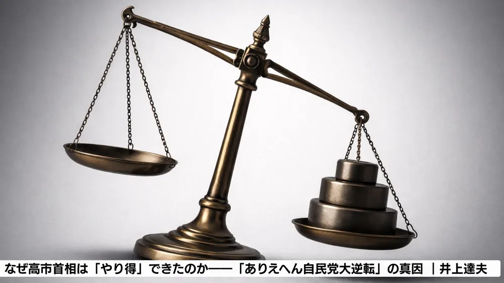 Coffee Break☕　なぜ高市首相は「やり得」できたのか――「ありえへん自民党大逆転」の真因