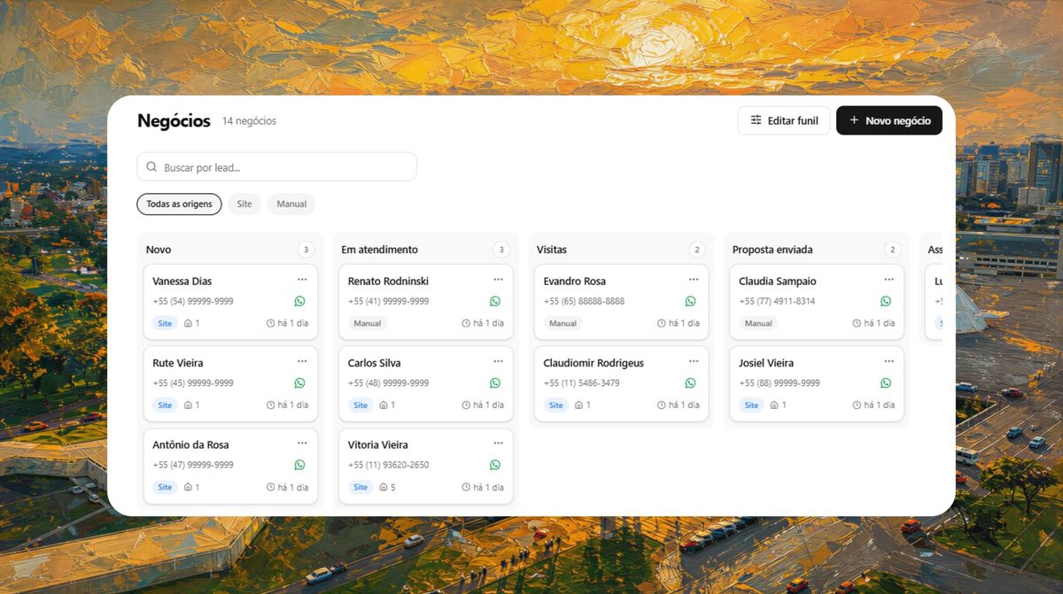 Nova atualização: CRM de Negócios e Gestão de Membros
