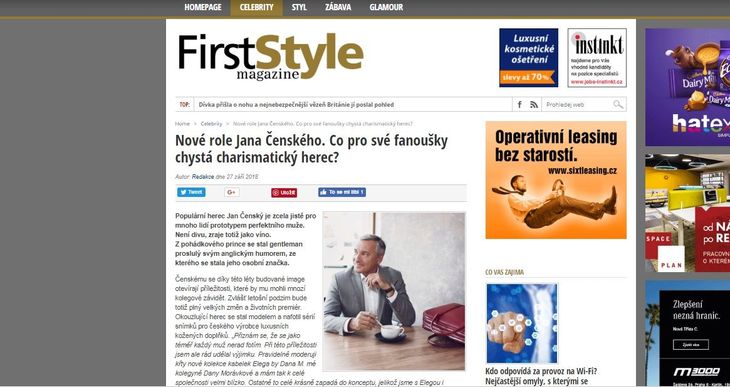First Style - focení s Janem Čenským