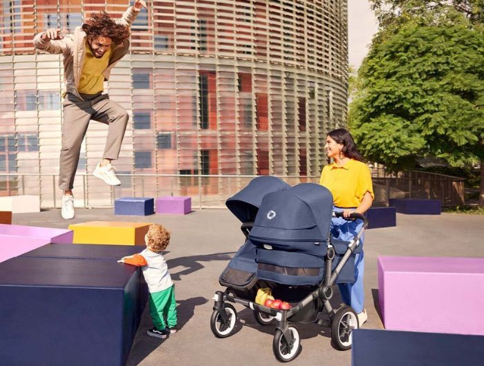 best double umbrella stroller for tall parents