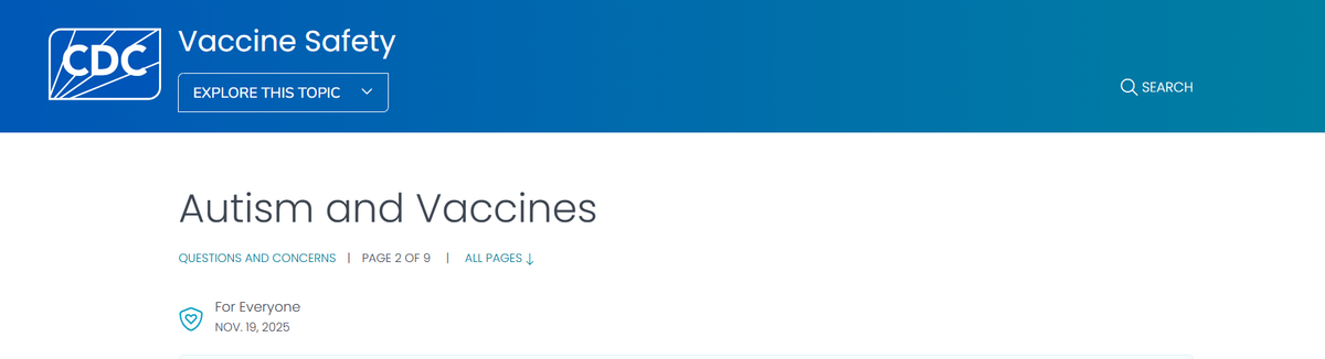 CDC Launches New Website Correlating Data on Autism and Vaccines