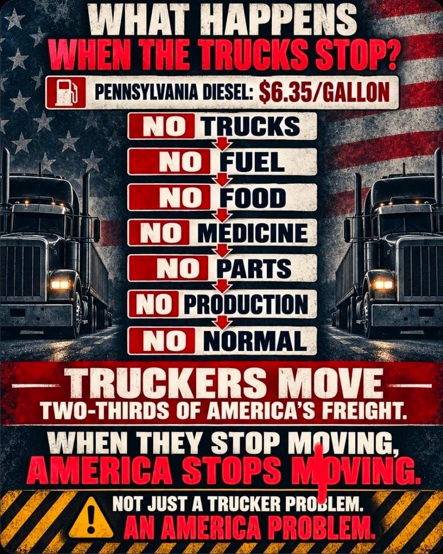 DIESEL CRISIS SPARKS RUMORS OF NATIONWIDE TRUCKER SHUTDOWN