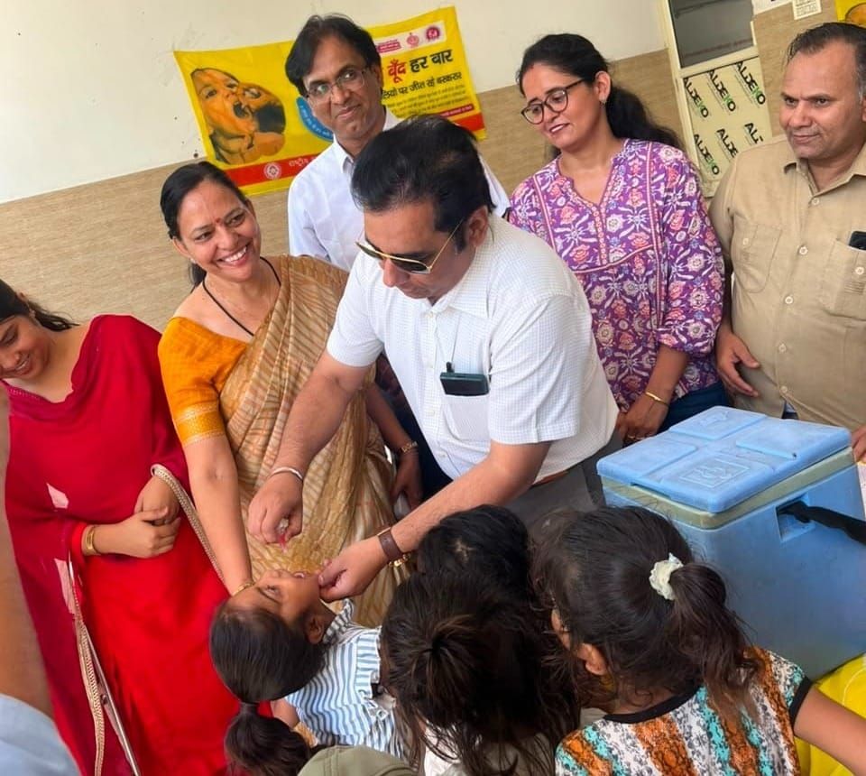 राष्ट्रीय पल्स पोलियो प्रतिरक्षण अभियान का शुभारंभ, प्रत्येक बच्चे तक पहुंचेगी पोलियो की दो बूंद