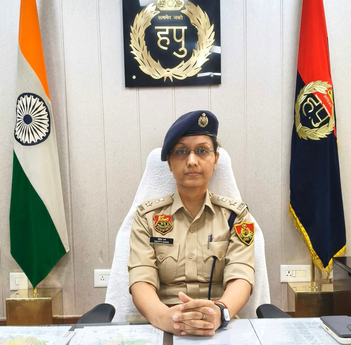 दीप्ति गर्ग ने संभाला एसपी पलवल का पदभार, महिला सुरक्षा को दी जाएगी सर्वोच्च प्राथमिकता