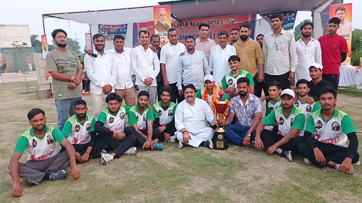 नमो क्रिकेट लीग के समापन पर बेस्ट XI बनी चैंपियन, कृष्णपाल गुर्जर ने विजेता टीम को किया सम्मानित