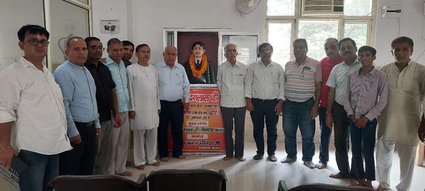 भारत माता के जयघोष से गुंजाएमान हो उठा पलवल का शहीद धींगड़ा भवन