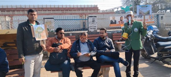 जल, जंगल और जमीन संरक्षण के लिए अरावली बचाओ हस्ताक्षर अभियान चलाया गया