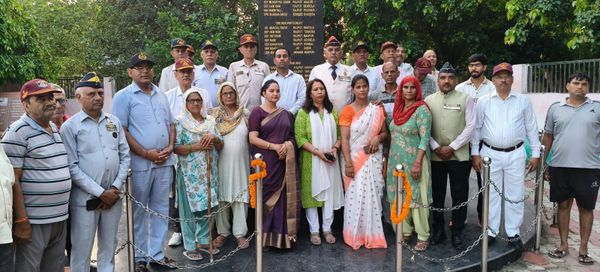 पूर्व सैनिक कल्याण समिति पलवल की ओर से कारगिल के शहीदों को याद किया गया