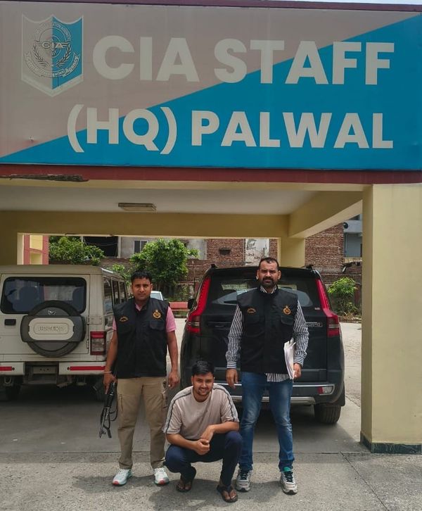 सीआईए स्टाफ पलवल ने अवैध हथियार सप्लाई करने वाले आरोपी को किया गिरफ्तार
