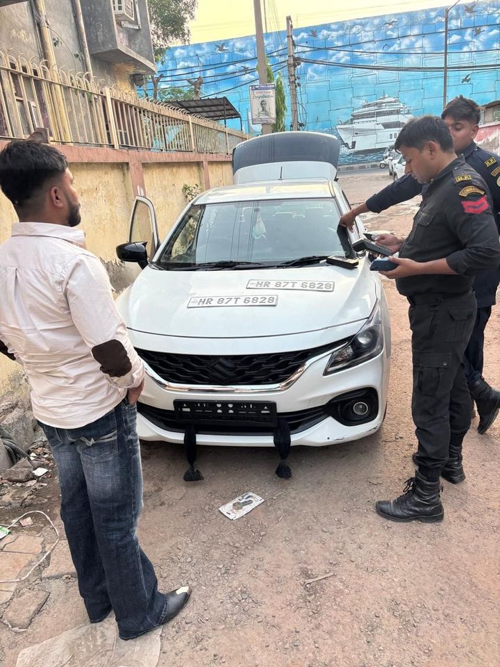 पलवल पुलिस ने एक दिन में किये 341 चालान, वसूला 10.85 लाख रुपये का जुर्माना