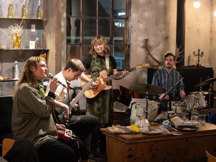 Trio plus Meghan Gilhespy at La Fabrique St-George