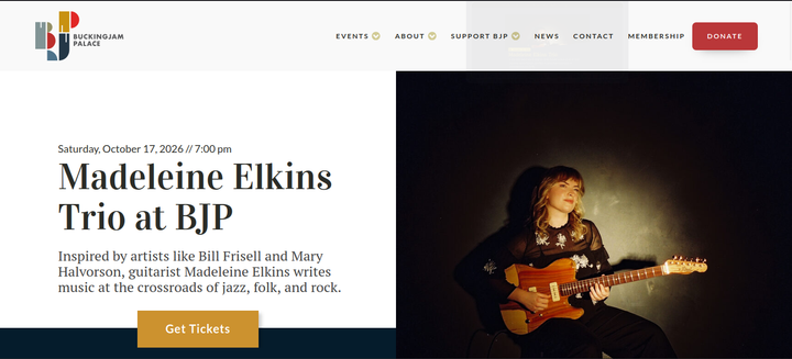 Madeleine Elkins Trio at BuckingJam Palace