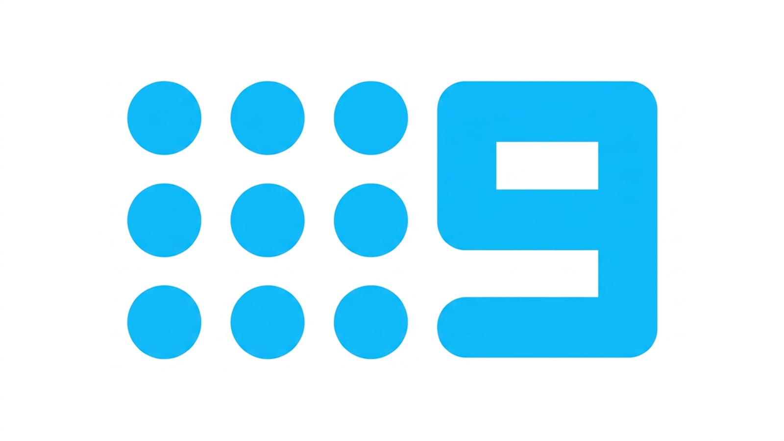 The logo of Australian broadcaster Channel 9, owned by Nine Entertainment