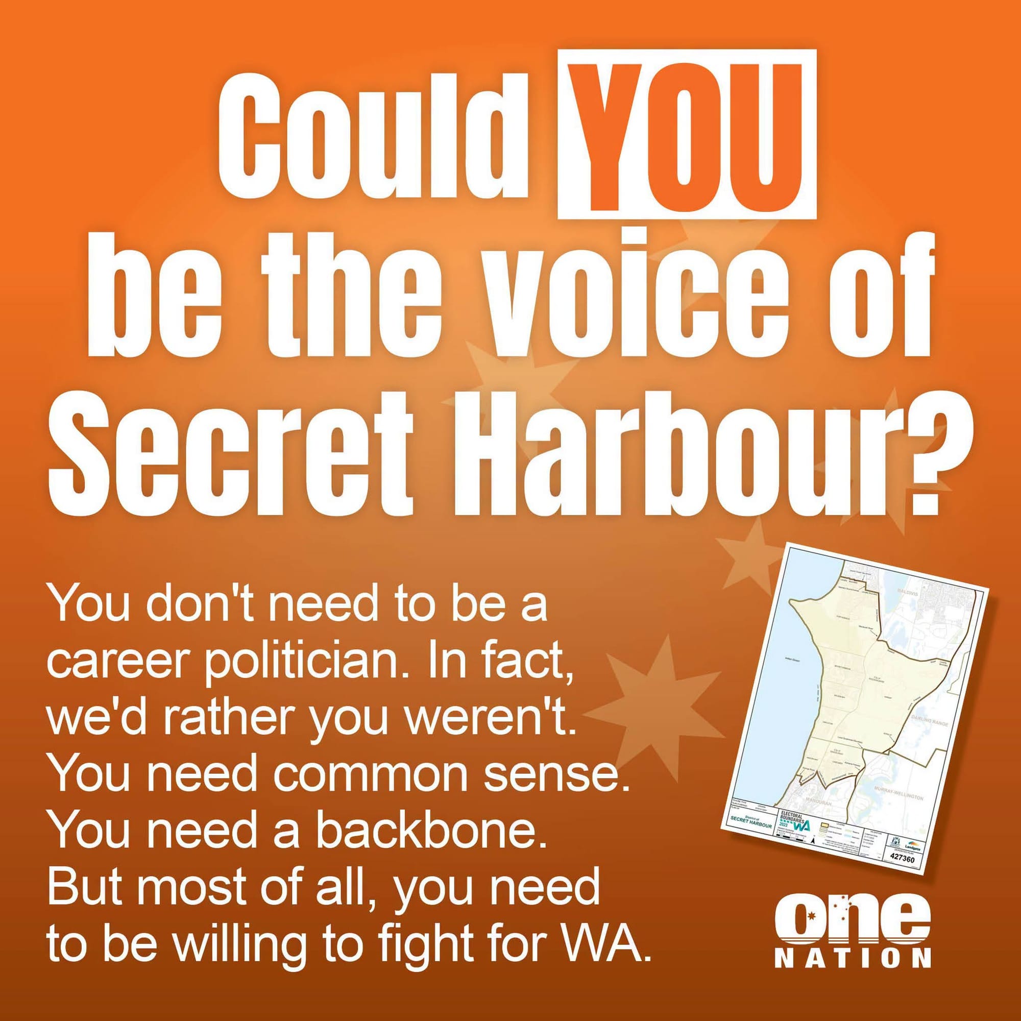 One Nation Secret Harbour candidate callout