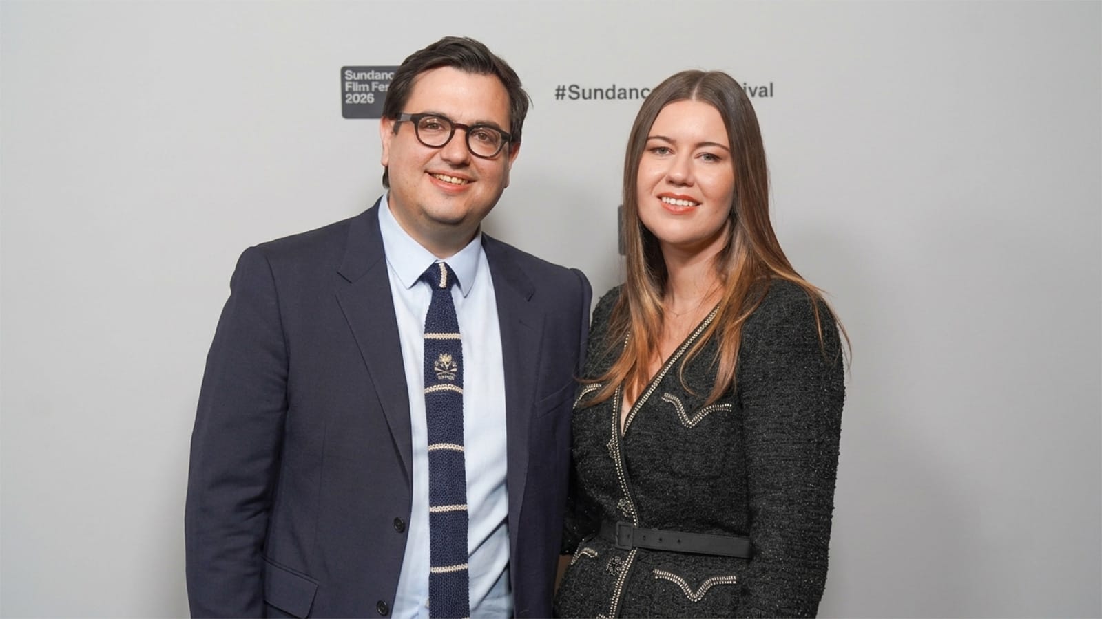 David Sharaz and Brittany Higgins at the Sundance Film Festival