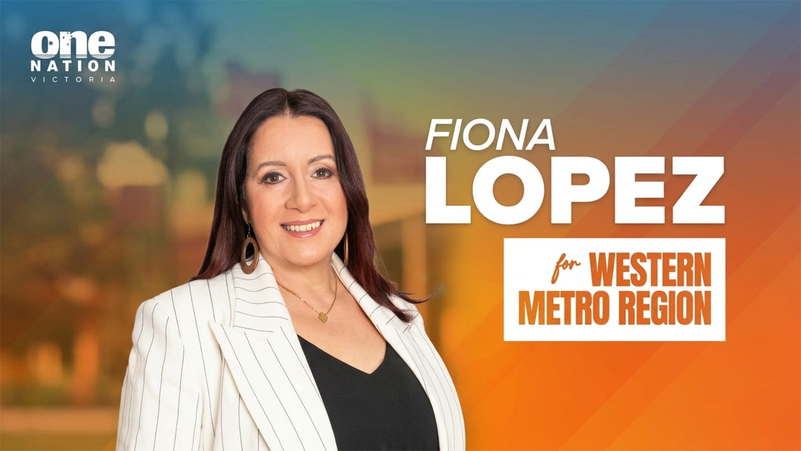 Fiona Lopez, One Nation candidate for Western Metropolitan region