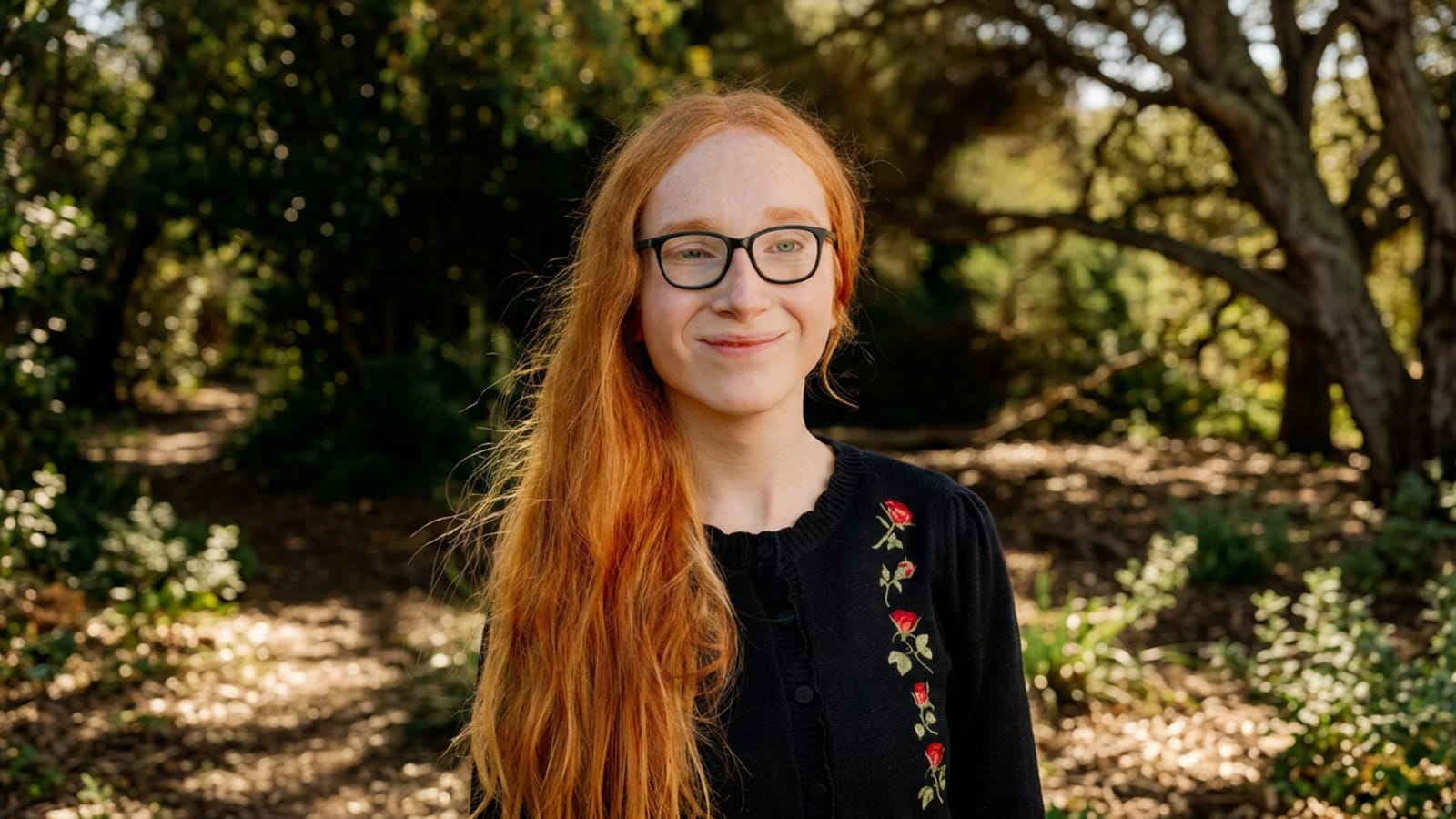 Hera Sheppard, Victorian Socialists candidate for South West Coast, photographed outdoors