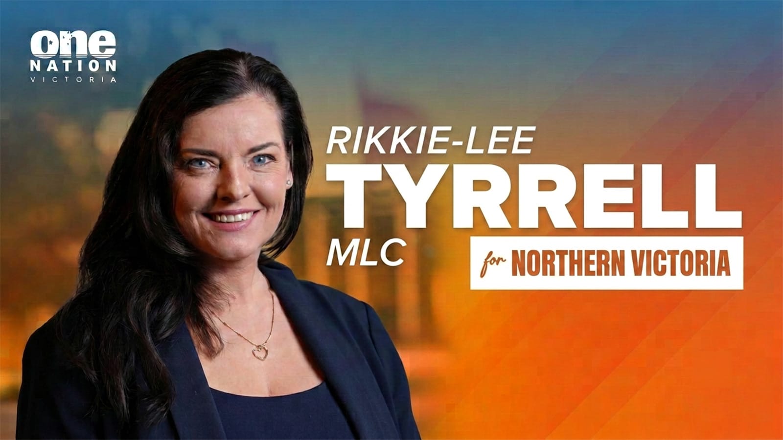 Rikkie-Lee Tyrrell, One Nation MP for Northern Victoria region