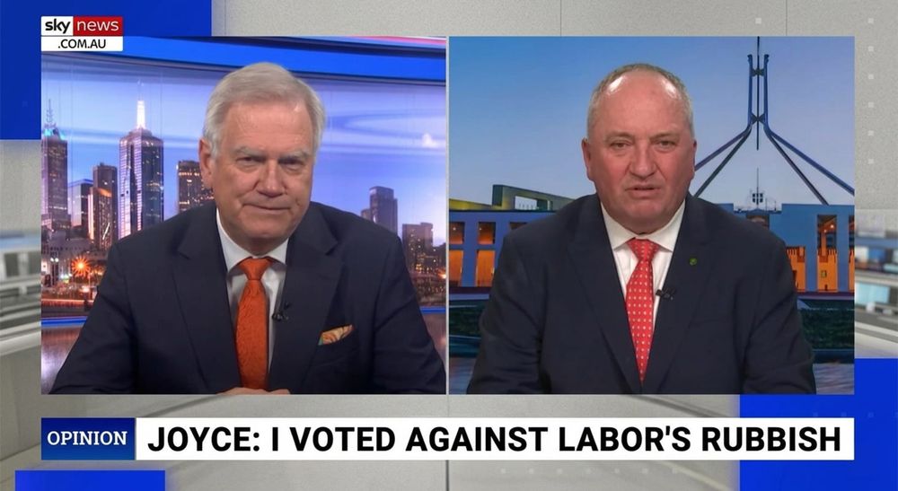 Andrew Bolt and Matt Canavan both piled on Joyce after One Nation took the lead in the polls