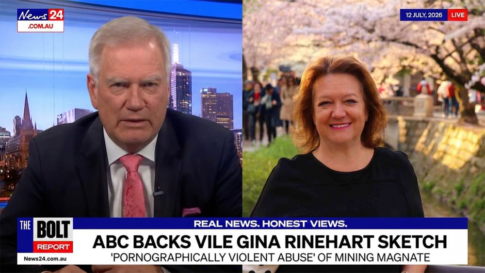 Left-wing ABC aired a fantasy of killing Gina Rinehart, called it satire and won't remove it