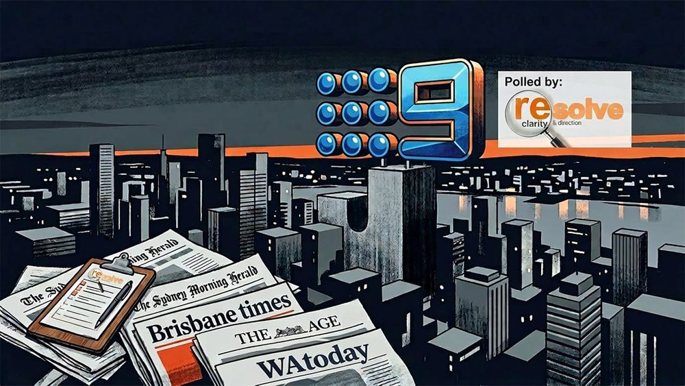 Nine pays for the Resolve poll, a Liberal linked pollster runs it, and the sample stays secret