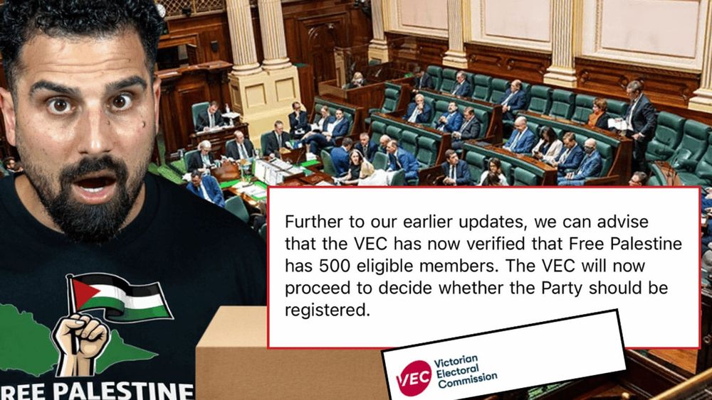 Avi Yemini set up Free Palestine to prove how broken Victoria upper house preferences are