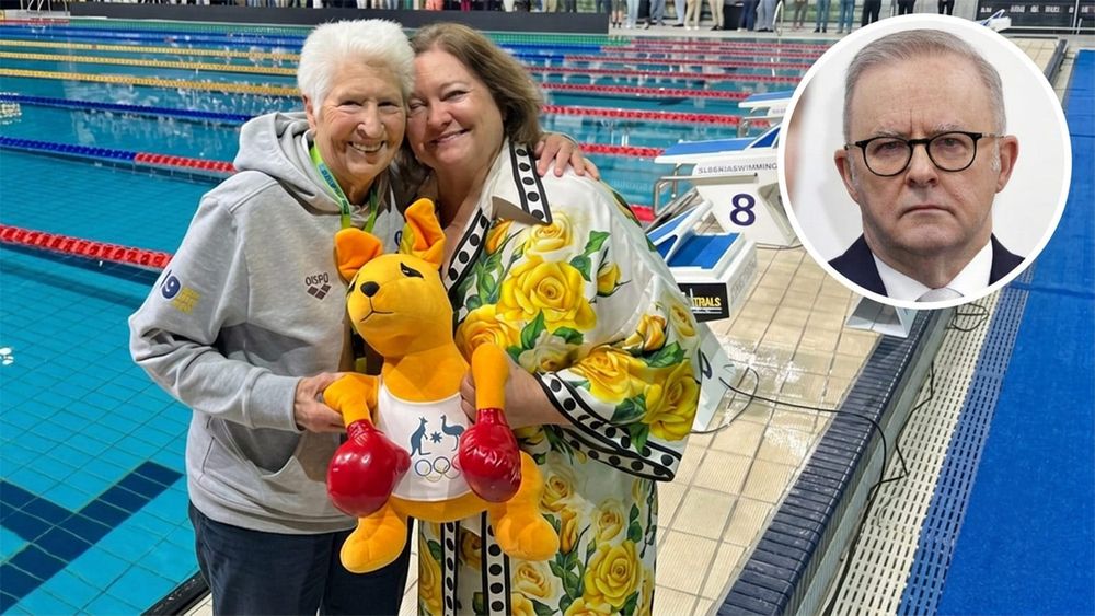 Dawn Fraser calls Anthony Albanese a 'spineless imbecile' over the ABC's Gina Rinehart video
