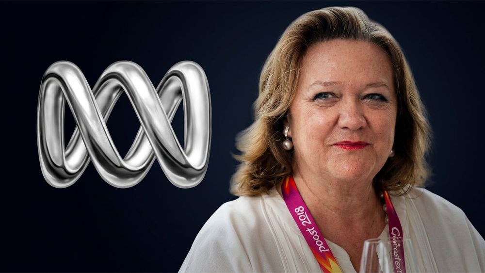 Gina Rinehart is taking on the ABC alone, because the law leaves nobody else able to act