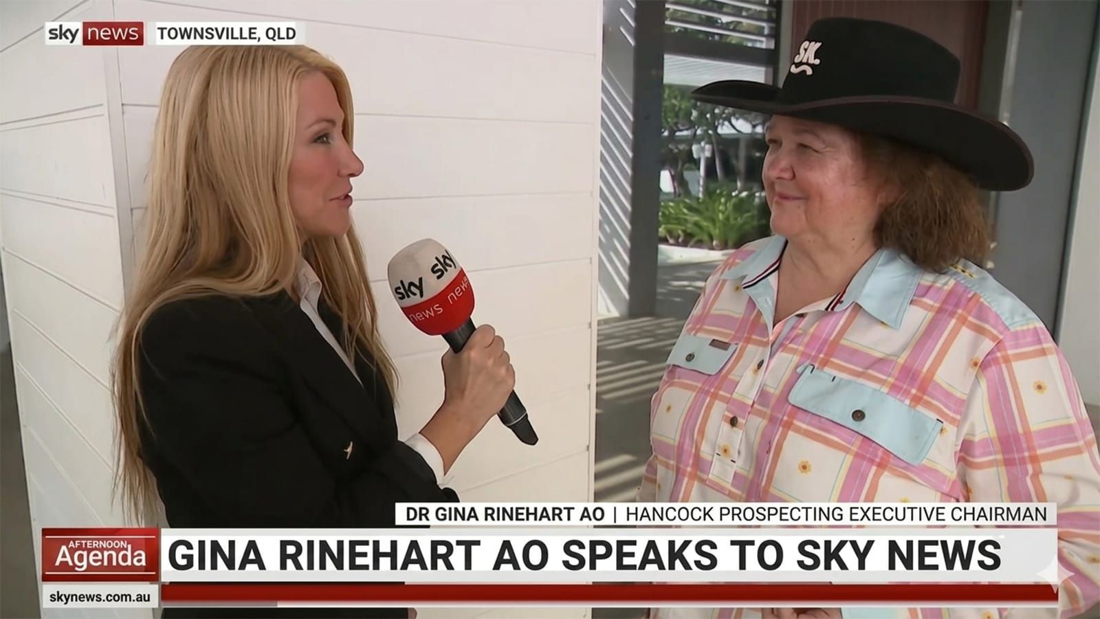 Rinehart endorses Pauline Hanson at Townsville and lays out billions in regional investment