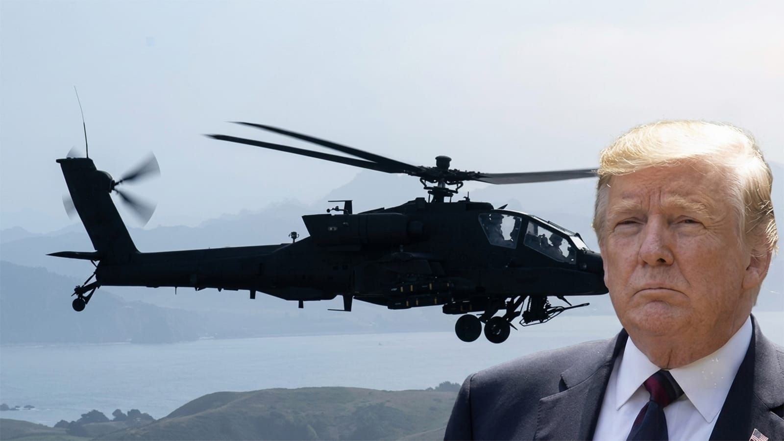 Iran shot down a US Apache over the Strait of Hormuz and Trump says America must now respond
