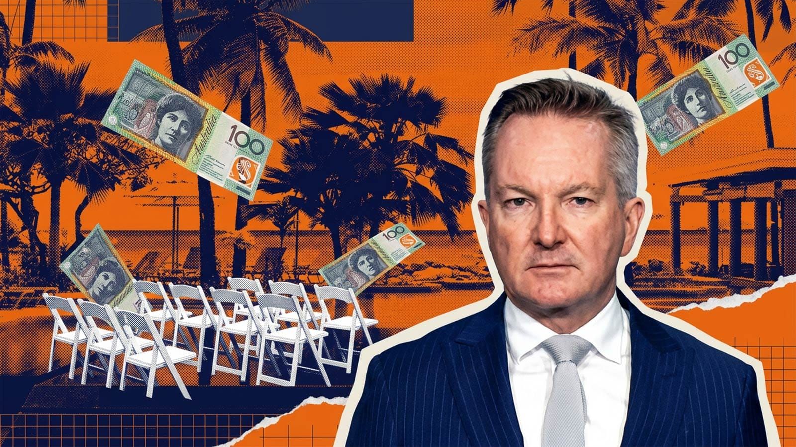 Snubbed in Fiji: Bowen's luxury resort summit tops Labor's $152m climate spending under fire
