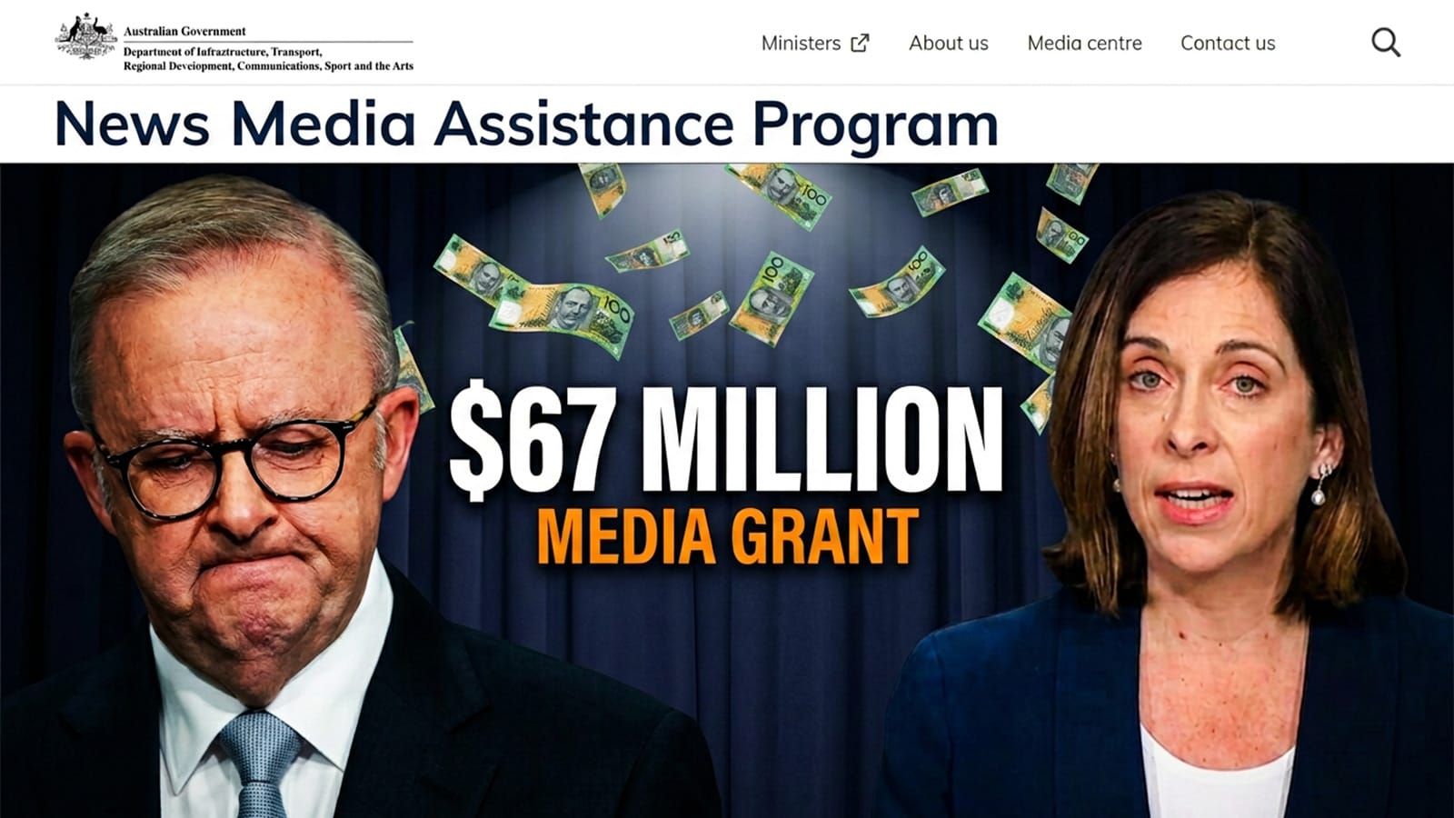 The government part pays the journalists at Nine, Seven, Crikey and 181 other newsrooms