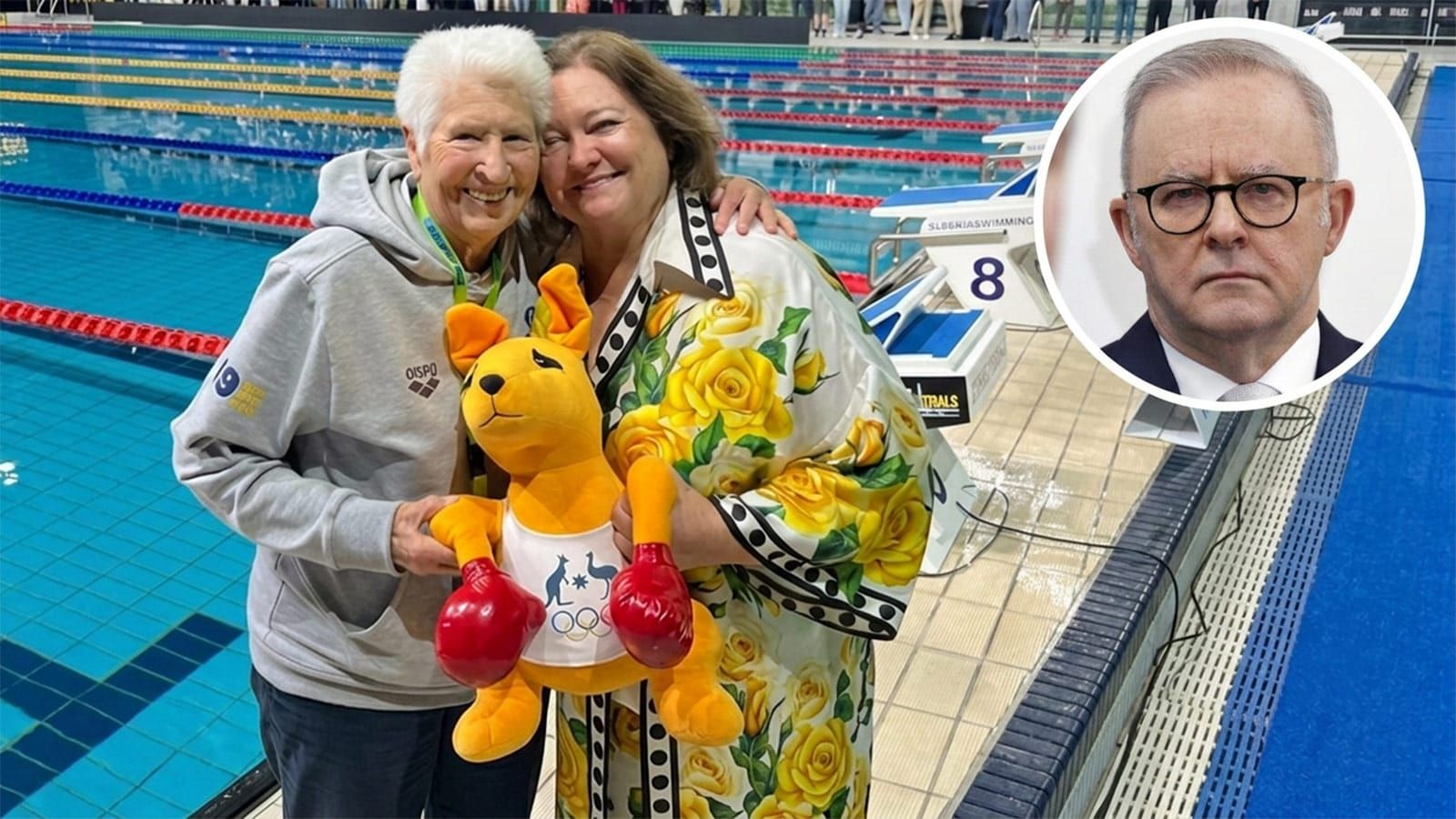 Dawn Fraser calls Anthony Albanese a 'spineless imbecile' over the ABC's Gina Rinehart video