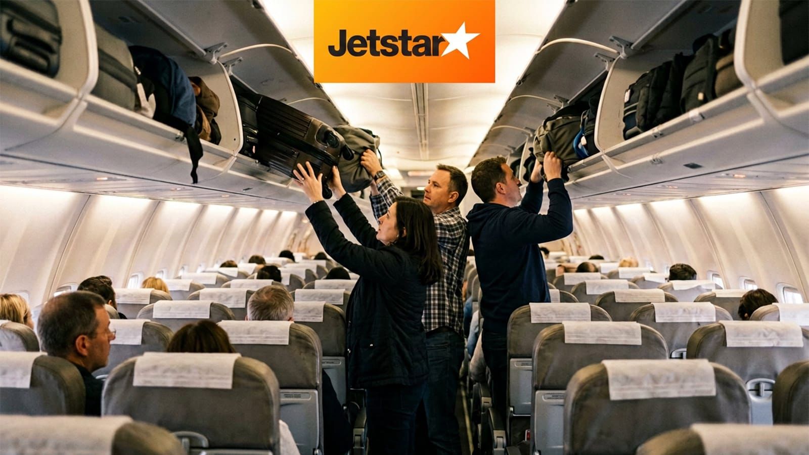 Jetstar will now charge to use the overhead locker. We priced the trip and it isn't cheapest